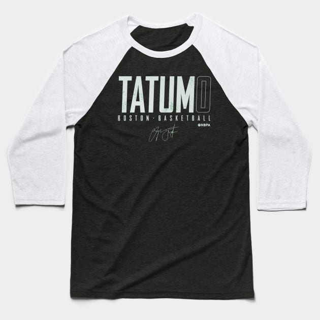 Jayson Tatum Boston Elite Baseball T-Shirt by TodosRigatSot